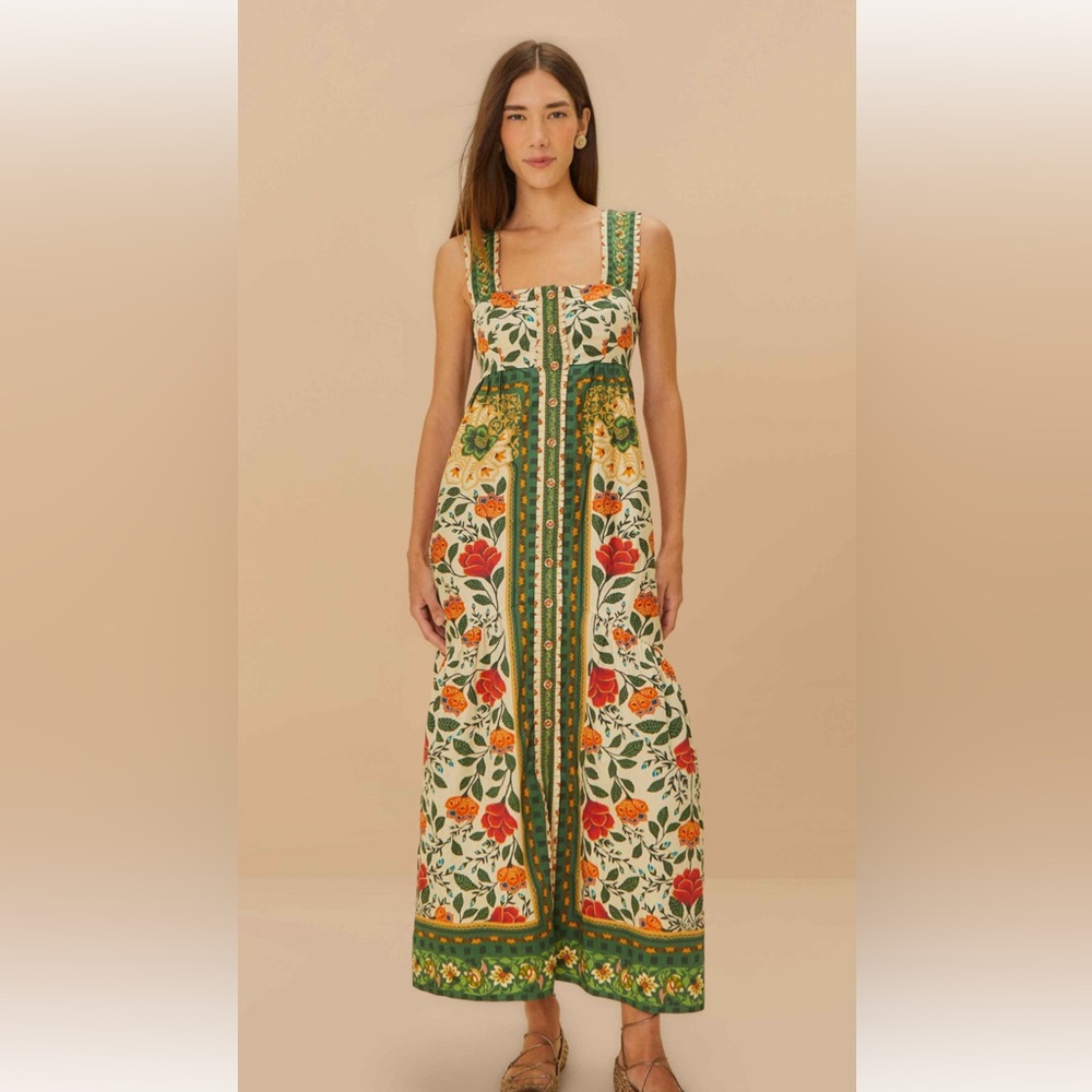 NWOT Farm Rio San Garden Tapestry Maxi